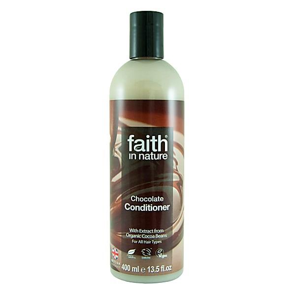 Кондиционер для волос для темных и черных волос Faith in nature с маслом Какао 400 мл