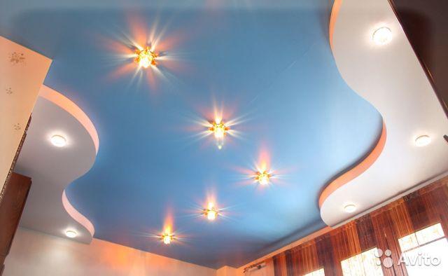 Монтаж натяжных потолков