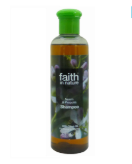 Натуральный шампунь Faith in nature от перхоти с экстрактами Нима и Прополиса 250мл