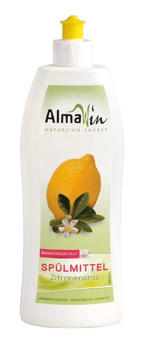 Средство для мытья посуды Лимон, AlmaWin экоконцентрат 500мл