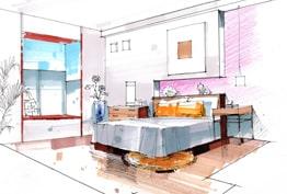 Дизайн проект спальни