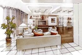 Дизайн проект гостиной