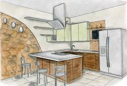 Дизайн проект кухни